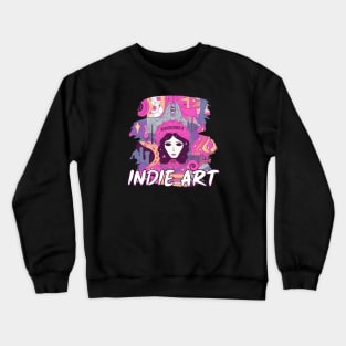 Indie art Crewneck Sweatshirt